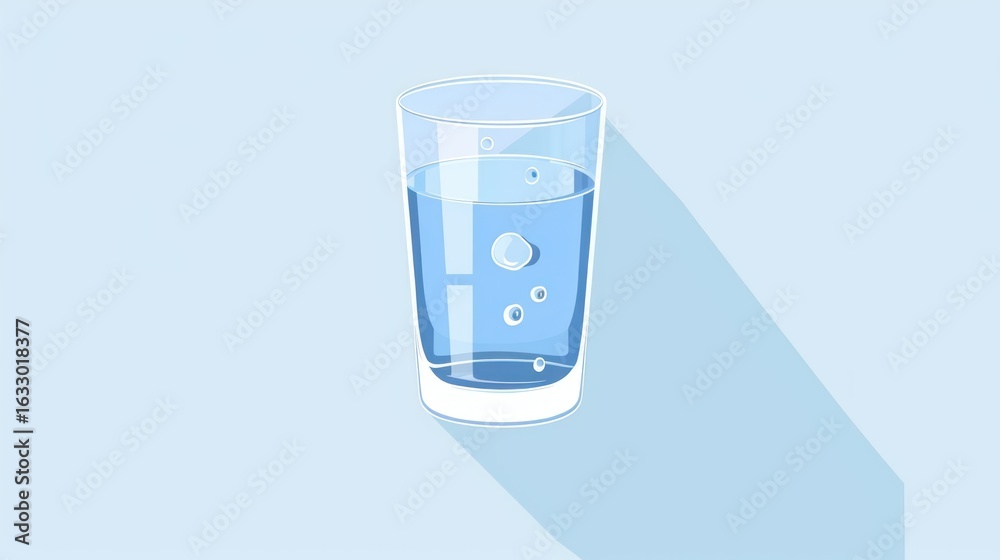 Simple glass of water Simple glass of water