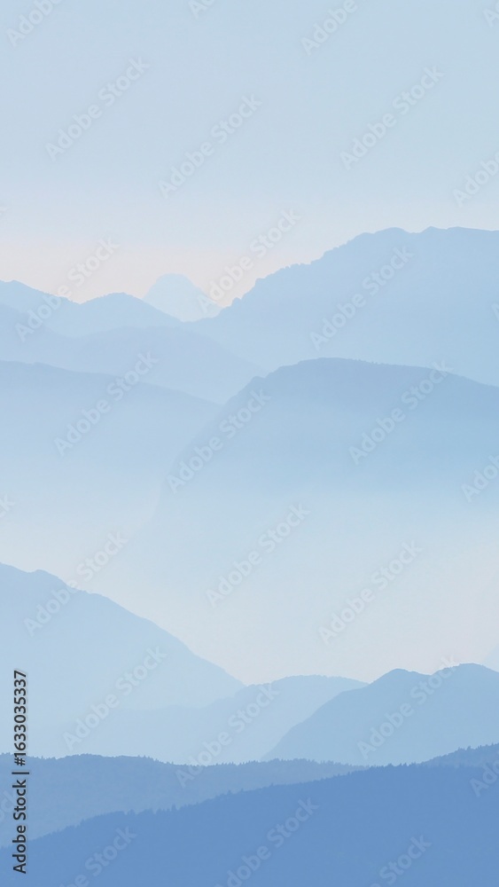 Fototapeta premium Aesthetic landscape phone wallpaper, pastel design