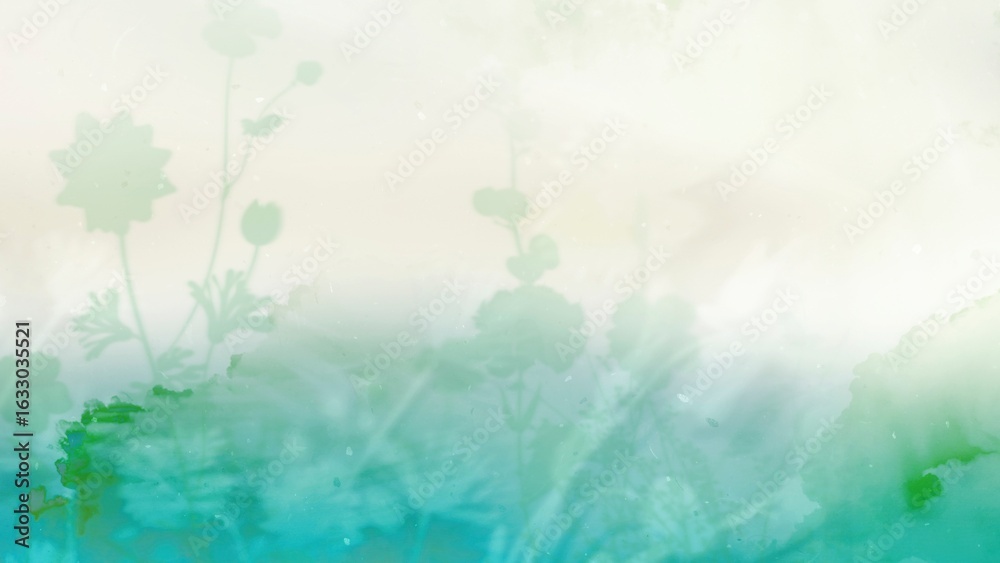 Fototapeta premium Aesthetic flowers hd wallpaper, gradient design