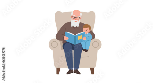 Grandpa's Story Time: Generational Bonding and Reading