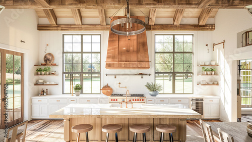 Elegant kitchen interior ideal for modern kitchen web use dining inspiration cooking counters and residential home design made for digital or real estate needs