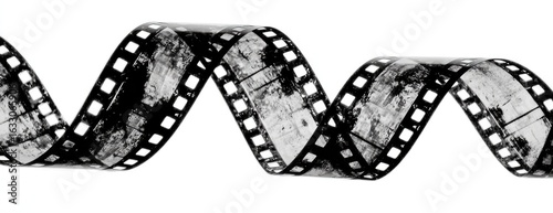 Spiral film reel, vintage look