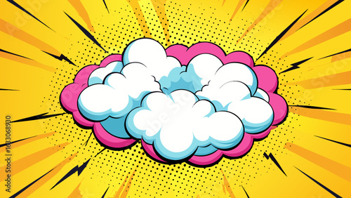 Pop Art Comic Explosion Clouds – Cartoon Blast Burst Effects
