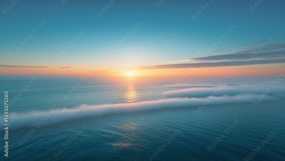 Obraz premium Ocean atmosphere illustration