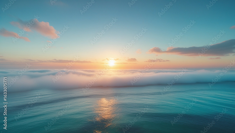 Obraz premium Ocean atmosphere illustration