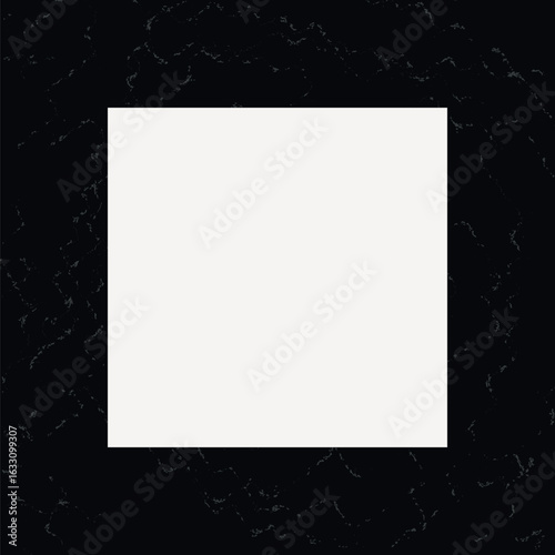 Geometric black frame vector