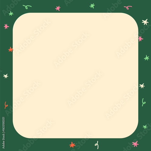 Festive colorful copy space vector