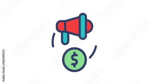 Online Marketing Icon Animation