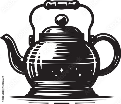 teapot and cup