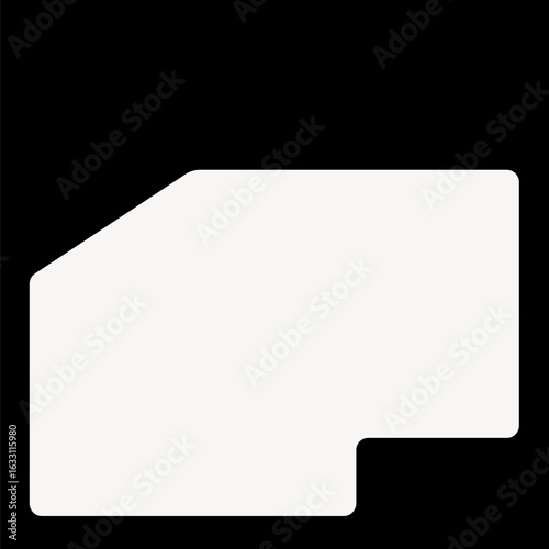 Abstract geometric frame vector