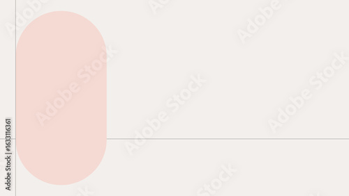 Beige oval frame HD wallpaper vector