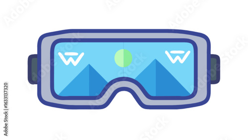 Virtual reality vr headset goggles glasses device technology equipment gaming simulation augmented reality tech cool