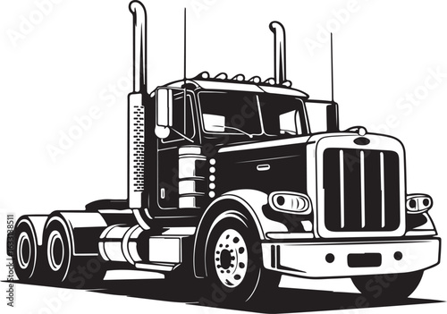 truck isolated on white background