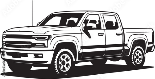 vector illustration of a truck