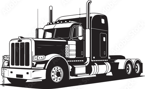 truck isolated on white background