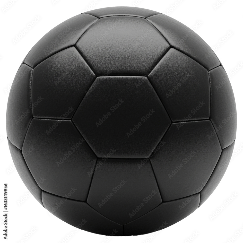 Fototapeta premium Soccer ball ready for the field, perfect for matches and training sessions.