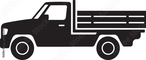 truck isolated on white background