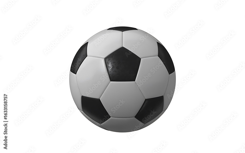 Fototapeta premium Soccer ball isolated on white background