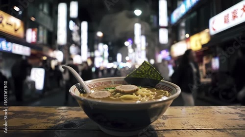 Wallpaper Mural Ramen Delight in Tokyo Night Life Street Food Adventure Beckons Torontodigital.ca