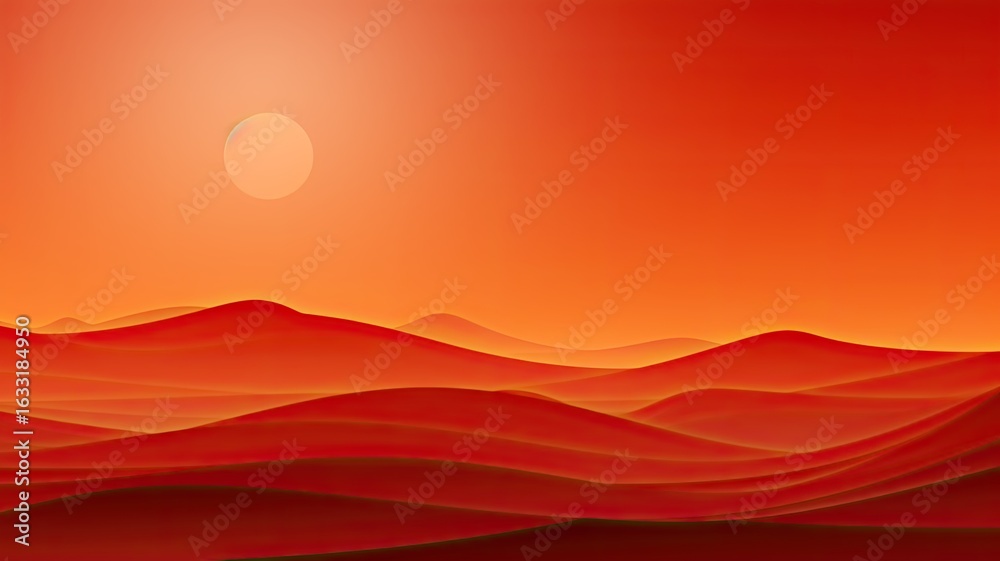 Fototapeta premium minimalist background negative space on Simplicity and Minimalism flat style