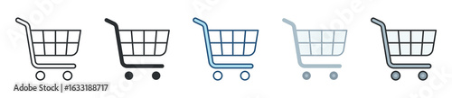 E-commerce Icon Set Multiple Style Collection