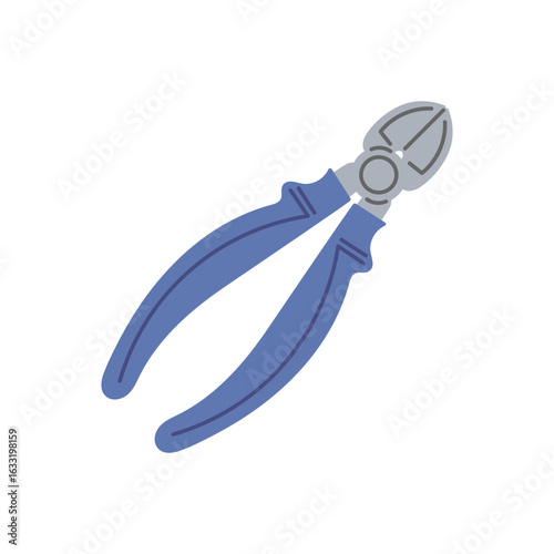 Pliers with blue handles for various repair and DIY tasks in home improvement
