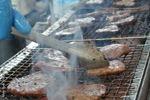 Wallpaper Mural meat on the barbecue Torontodigital.ca
