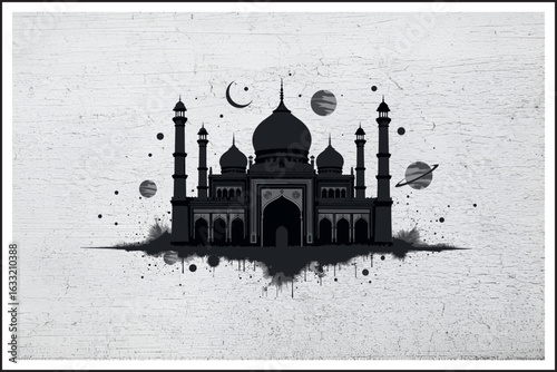 Black Dome Galaxy Art,
Space Age Spirituality,
Orbiting Faith Skyline,
Between Earth and Heaven
