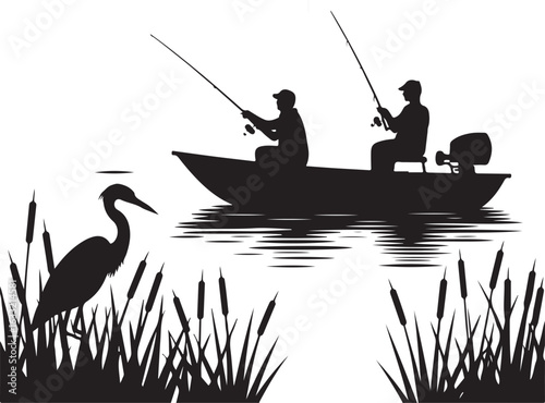 fishing in the lake
