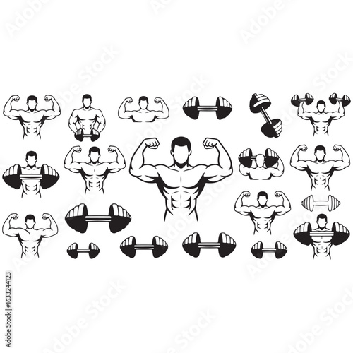 A funny set of cartoon monsters and animals with silly expressions, perfect for an infantile vector clipart pack
