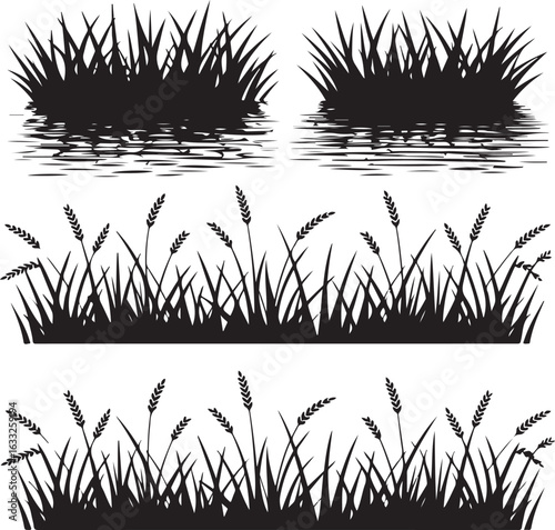 Cattail Plant Silhouette Vector

Marsh and Wetland Cattail Clipart

Nature Pond Plant Cattail Design

Aquatic Plant Reed & Cattail Vector Art

Cattail Grass Silhouette Illustration

