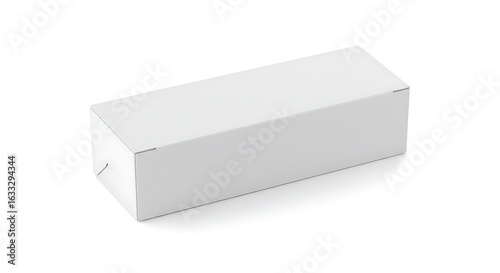 白いシンプルな長方形パッケージ