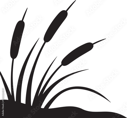 silhouettes of flowers