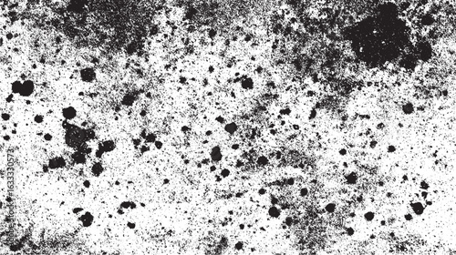 Grunge overlay textures with dust grain isolated on white background vector grunge dust overlay background with black textured design on white canvas suitable for creative editing projects print med