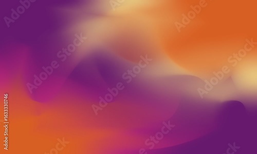 orange yellow and purple gradient color transition on a smooth gradient motion background.