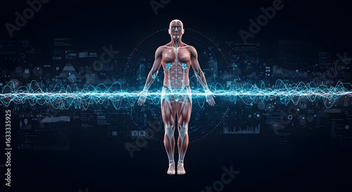 Human Anatomy and Digital Data Interface