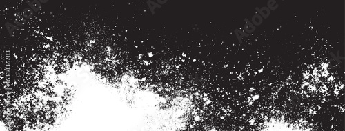  Texture grunge black or white of grunge cracks dust and scratches concrete distress old wall texture vector background.