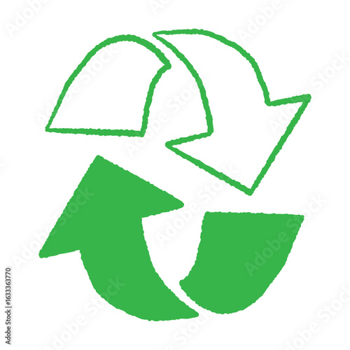 Illustration of a rotating arrow