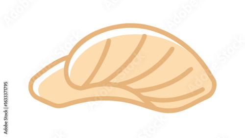 Delicious fresh salmon fillet seafood illustration for cooking healthy food and nutrition diet concept art design