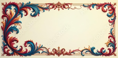 Intricate swirls, elegant scrolls, ornate flourishes , invitation, wedding, mega