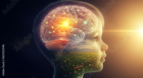 輝く未来、子供の発達、脳と自然