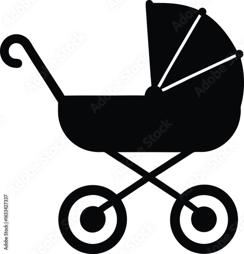 Baby Stroller Icon