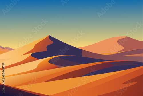 sunset in the mountains