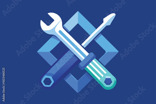 wrench and screwdriver icon