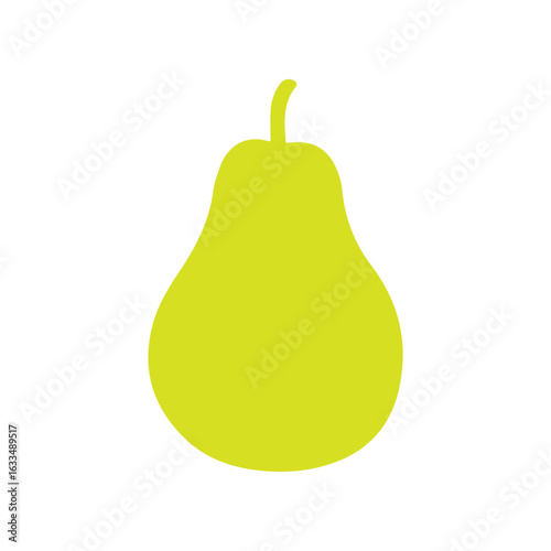 pear fruit colored icon