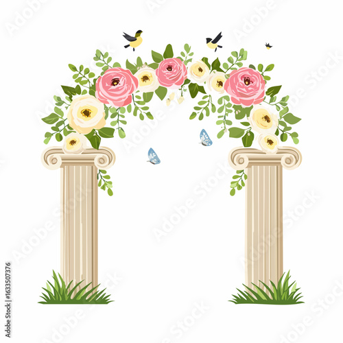 Floral Archway Garden
