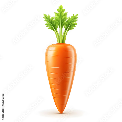carrot vegetable organic icon isolated