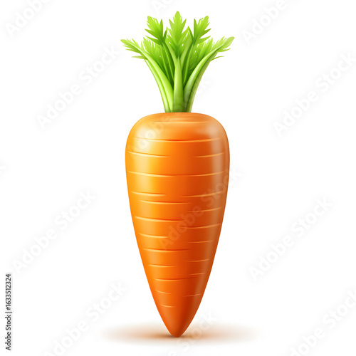 carrot vegetable organic icon isolated