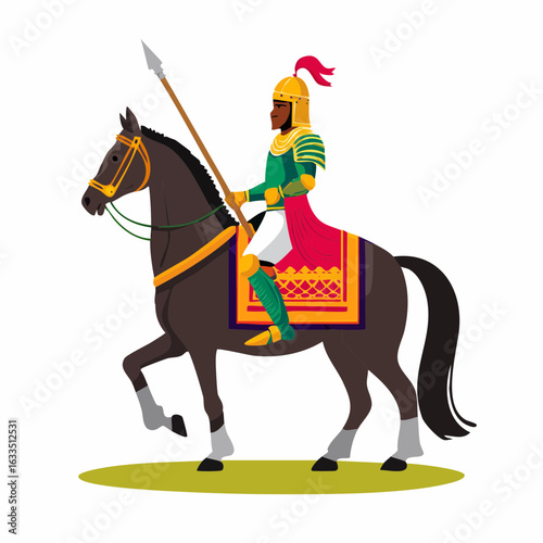 Equestrian Rider Portrait
