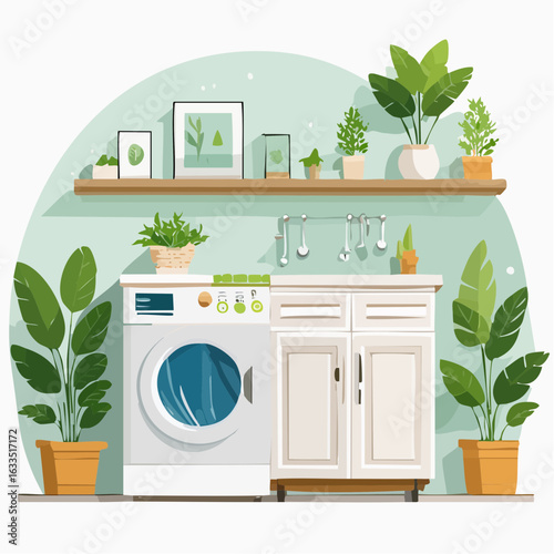 Laundry Room Kitchen Combo
